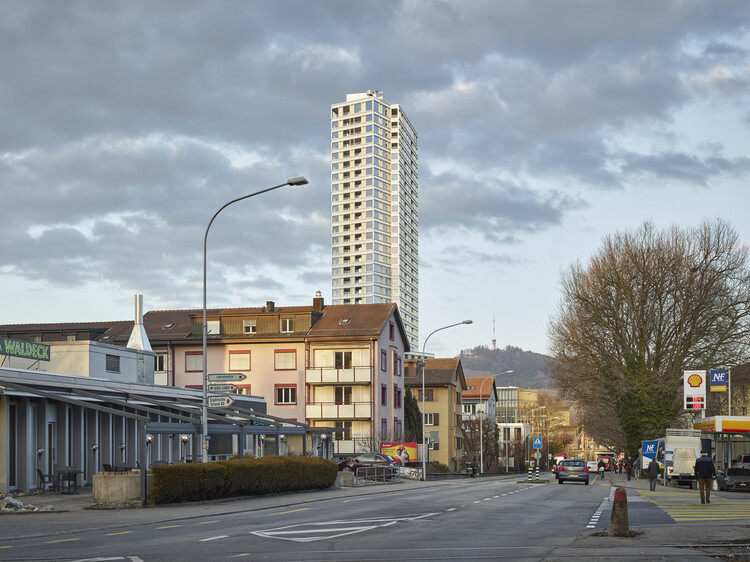 Bäre Tower / Burkard Meyer Architekten - Exterior Photography, Cityscape, Windows