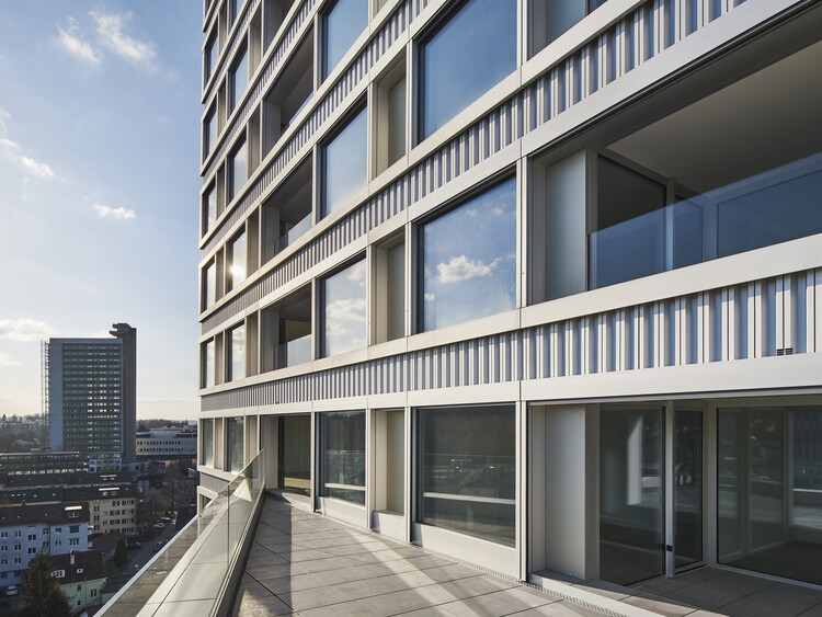 Bäre Tower / Burkard Meyer Architekten - Exterior Photography, Windows, Facade