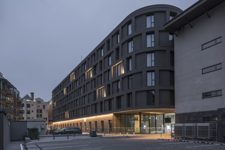 Hotel MOXY Kaunas Center / Architectural Bureau G.Natkevicius & Partners - Exterior Photography, Windows, Facade