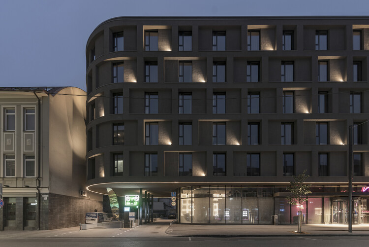 Hotel MOXY Kaunas Center / Architectural Bureau G.Natkevicius & Partners - Exterior Photography, Windows, Facade