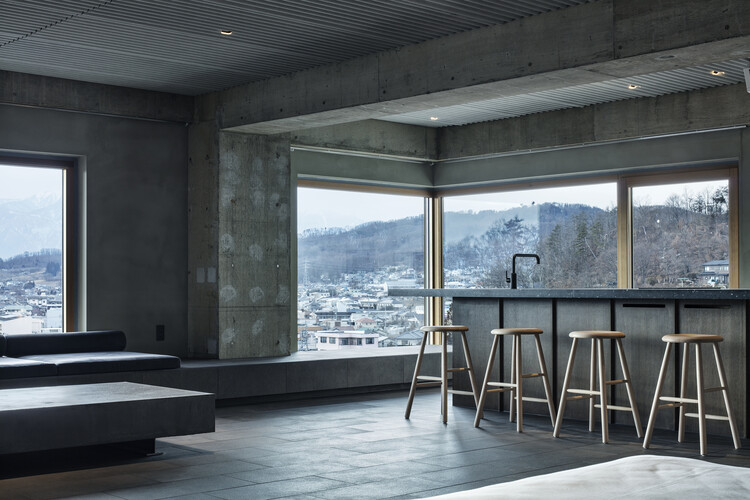 Matsumotohonbako Hotel / Suppose Design Office - Interior Photography, Table, Windows, Chair, Beam