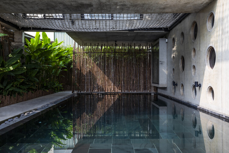 Thalia Boutique Hotel / Ho Khue Architects - Exterior Photography, Handrail, Courtyard